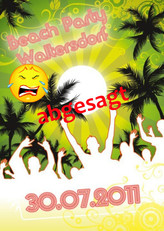 Beachparty abgesagt